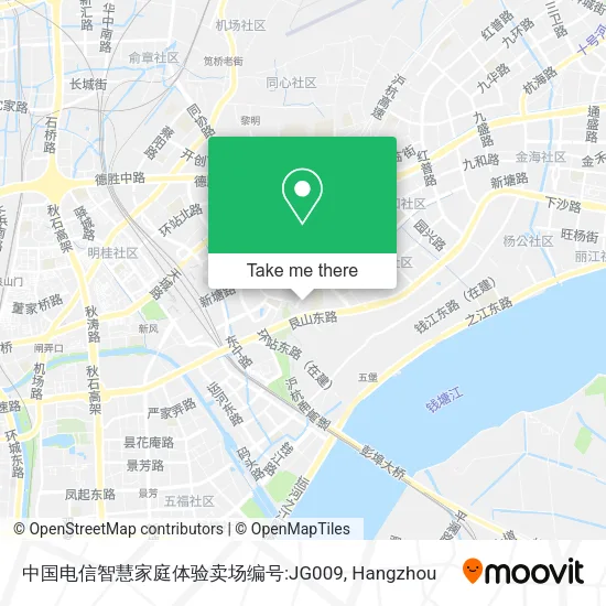 中国电信智慧家庭体验卖场编号:JG009 map