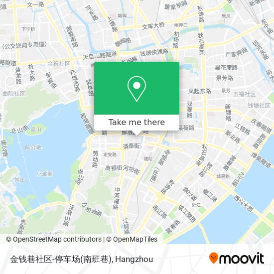 金钱巷社区-停车场(南班巷) map