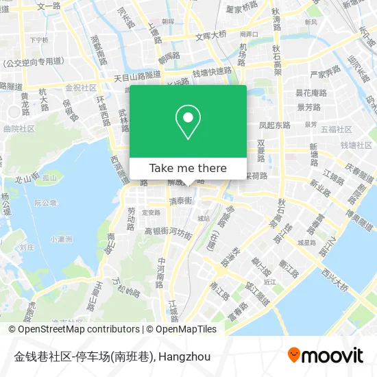 金钱巷社区-停车场(南班巷) map