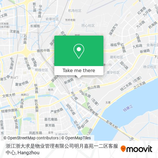 浙江浙大求是物业管理有限公司明月嘉苑一二区客服中心 map