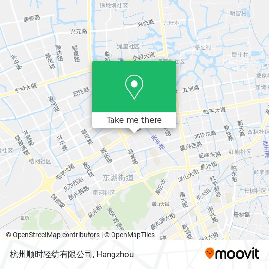 杭州顺时轻纺有限公司 map