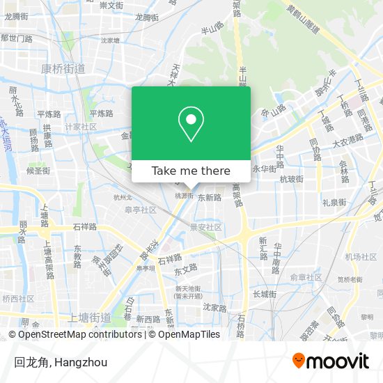 回龙角 map