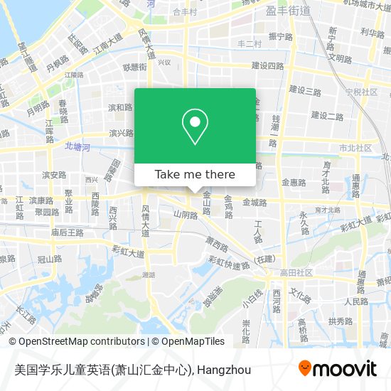 美国学乐儿童英语(萧山汇金中心) map