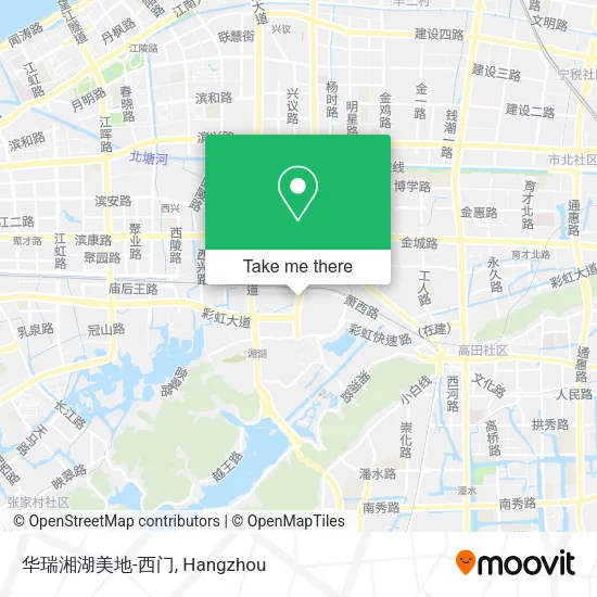 华瑞湘湖美地-西门 map