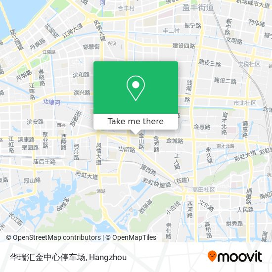 华瑞汇金中心停车场 map