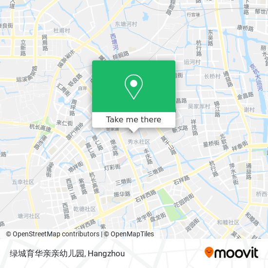 绿城育华亲亲幼儿园 map