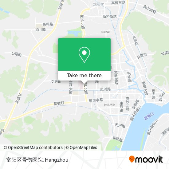 富阳区骨伤医院 map