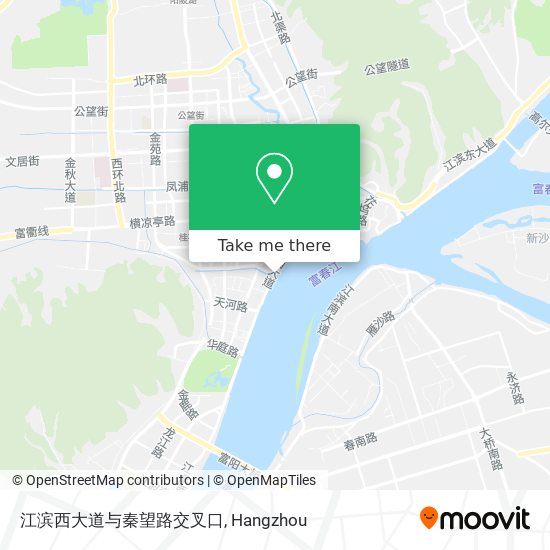 江滨西大道与秦望路交叉口 map