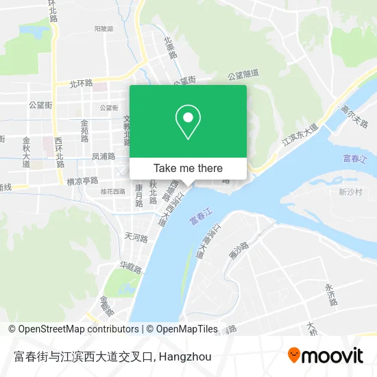 富春街与江滨西大道交叉口 map