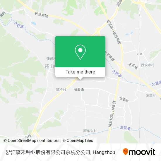 浙江森禾种业股份有限公司余杭分公司 map
