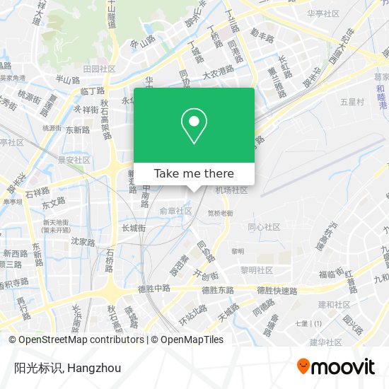 阳光标识 map