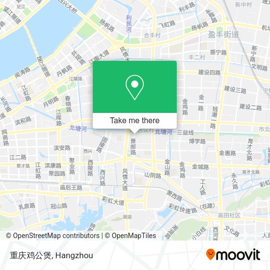 重庆鸡公煲 map