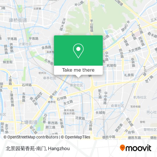 北景园菊香苑-南门 map
