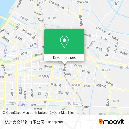 杭州秦帛服饰有限公司 map