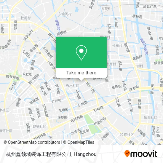 杭州鑫领域装饰工程有限公司 map