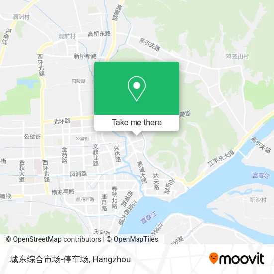 城东综合市场-停车场 map