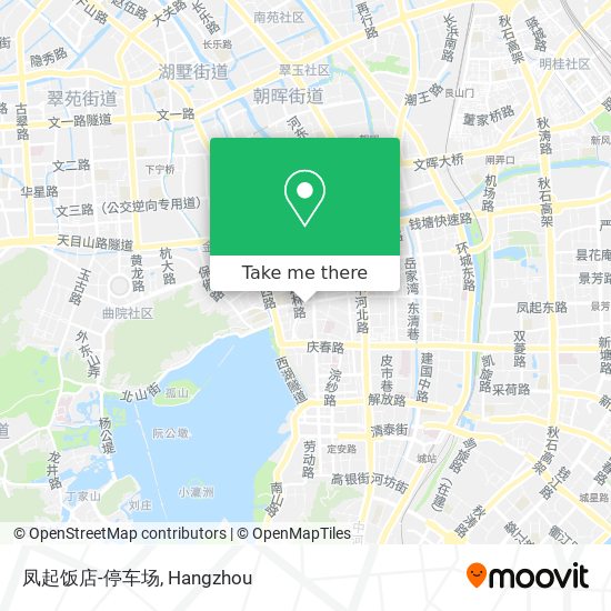 凤起饭店-停车场 map