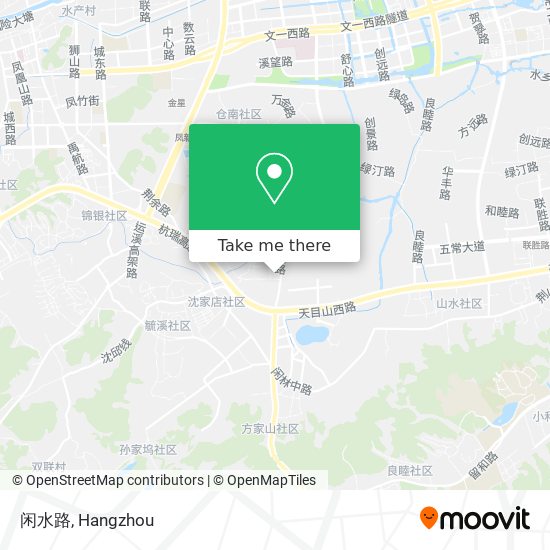 闲水路 map