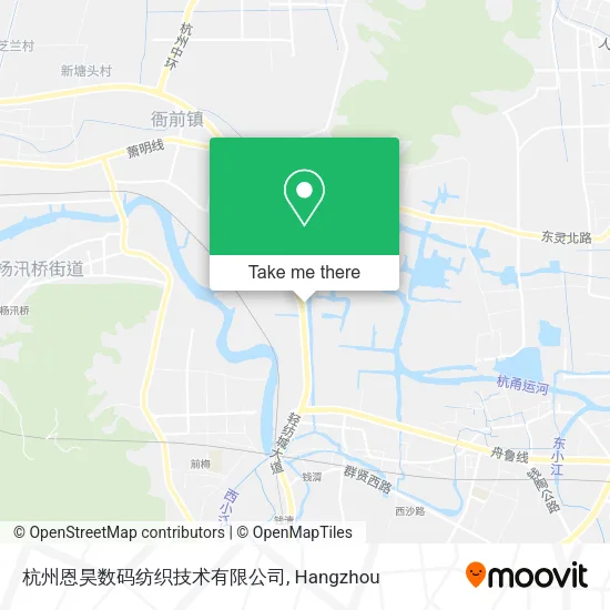 杭州恩昊数码纺织技术有限公司 map