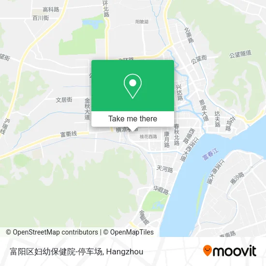 富阳区妇幼保健院-停车场 map