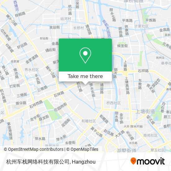 杭州车栈网络科技有限公司 map