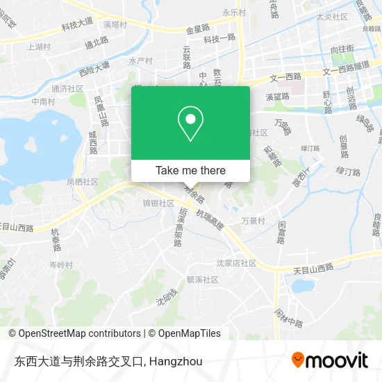 东西大道与荆余路交叉口 map