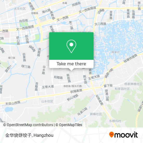 金华烧饼饺子 map