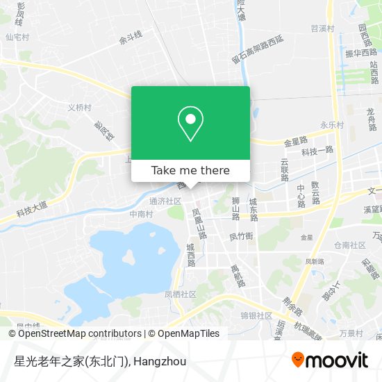 星光老年之家(东北门) map