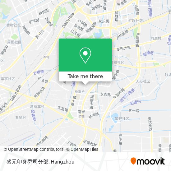 盛元印务乔司分部 map