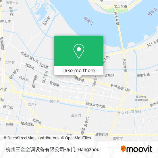 杭州三金空调设备有限公司-东门 map