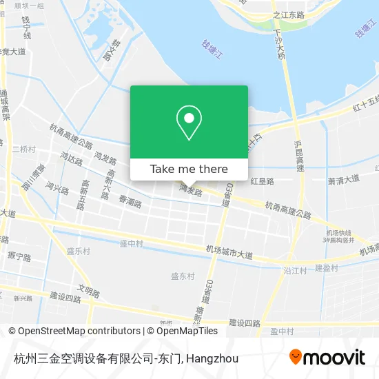 杭州三金空调设备有限公司-东门 map