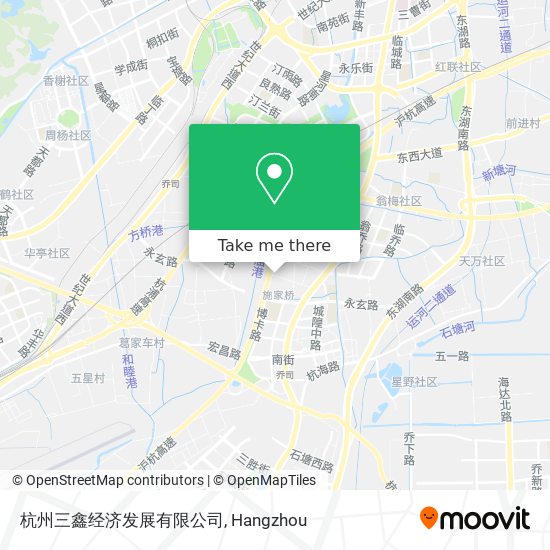 杭州三鑫经济发展有限公司 map