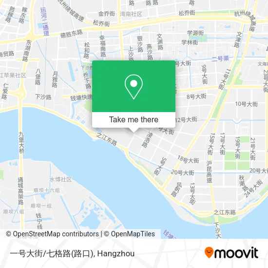 一号大街/七格路(路口) map