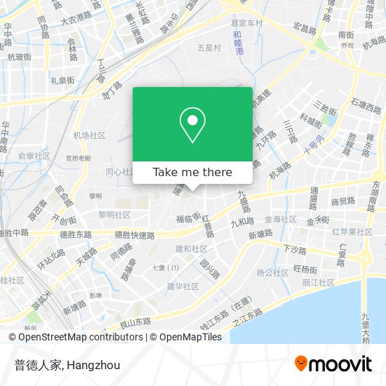 普德人家 map