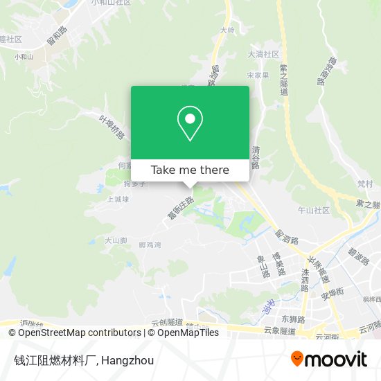 钱江阻燃材料厂 map