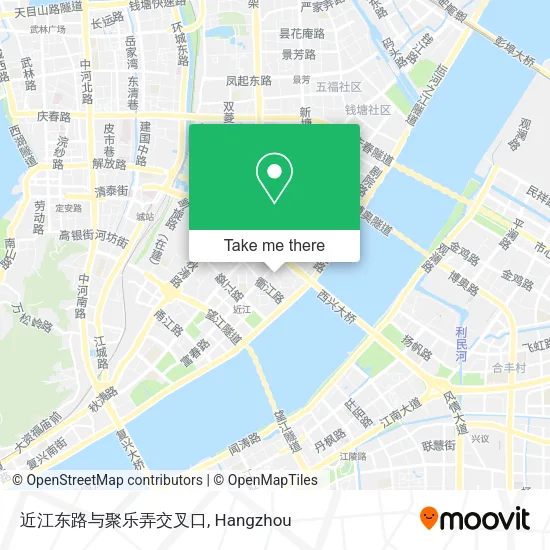 近江东路与聚乐弄交叉口 map