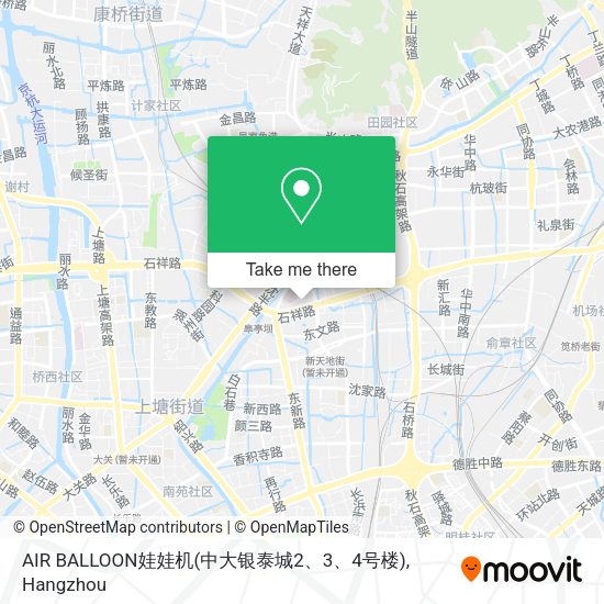 AIR BALLOON娃娃机(中大银泰城2、3、4号楼) map