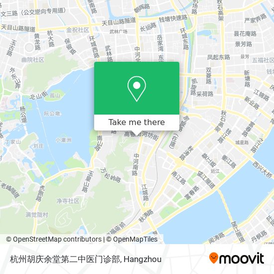 杭州胡庆余堂第二中医门诊部 map