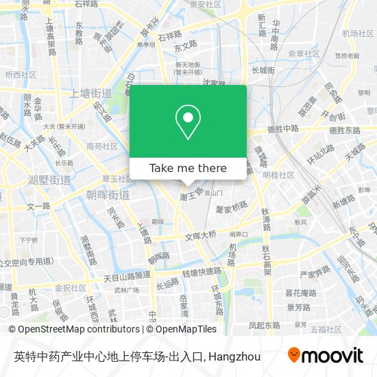 英特中药产业中心地上停车场-出入口 map
