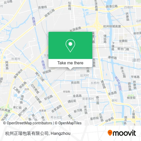 杭州正瑞包装有限公司 map