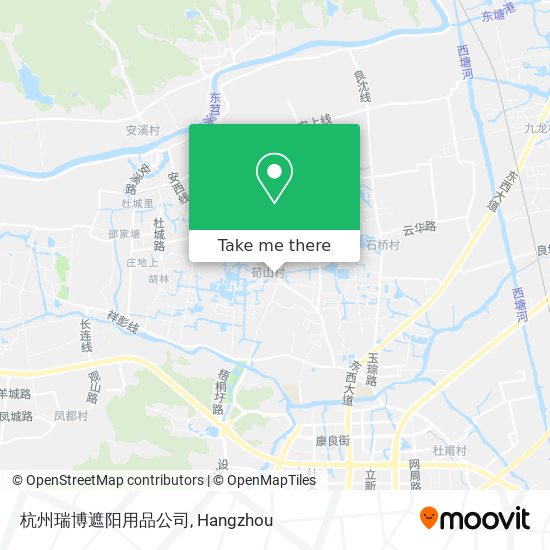 杭州瑞博遮阳用品公司 map