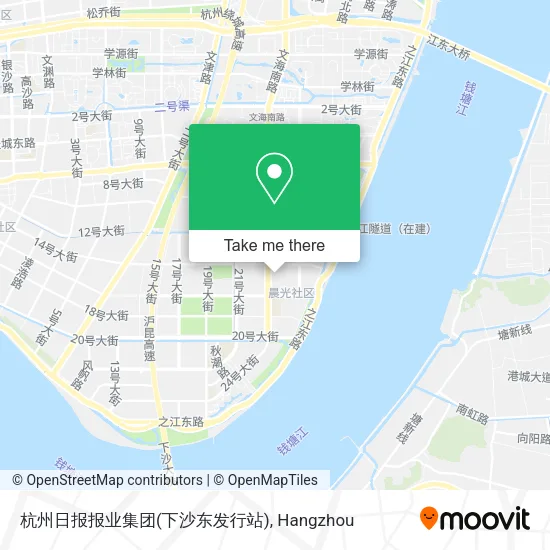 杭州日报报业集团(下沙东发行站) map