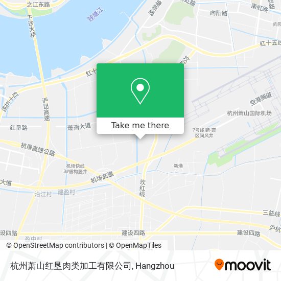 杭州萧山红垦肉类加工有限公司 map
