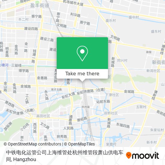中铁电化运管公司上海维管处杭州维管段萧山供电车间 map