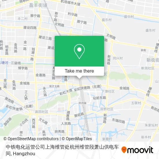 中铁电化运管公司上海维管处杭州维管段萧山供电车间 map