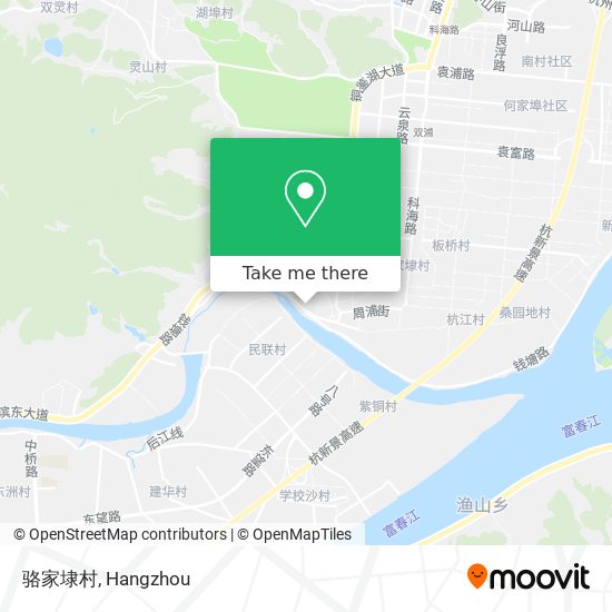 骆家埭村 map