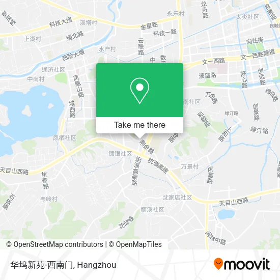 华坞新苑-西南门 map