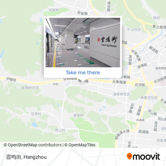 霞鸣街 map