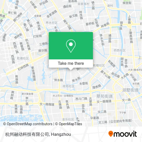 杭州融动科技有限公司 map