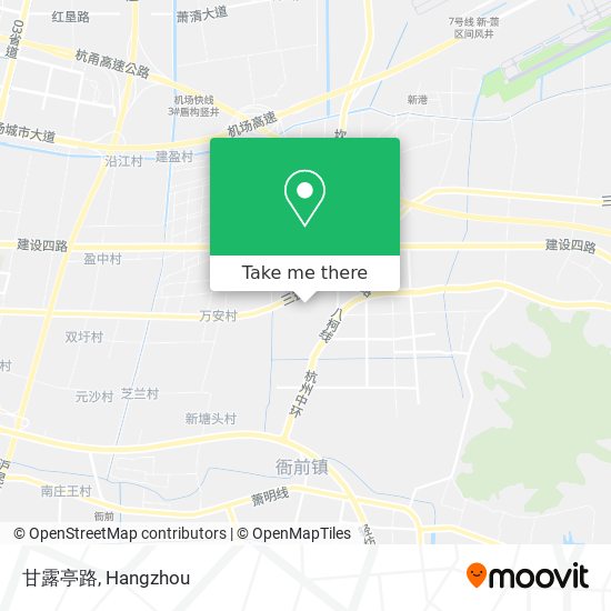 甘露亭路 map